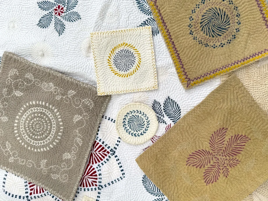 【横須賀】古布に“生命力”を吹き込む！カンタ刺繍作家・笹本祥巨さんが並縫いで紡ぐ自由な物語