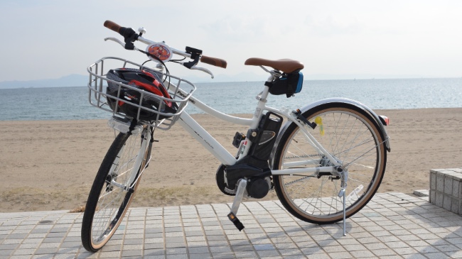 【ラクに楽しむならこれ♪】カゴ付き電動アシスト自転車・レンタルプランの画像