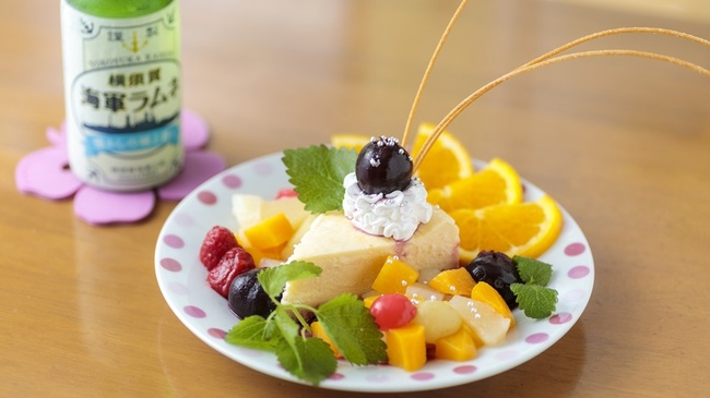 ヨコスカチェリーチーズケーキ＆ドリンクセット