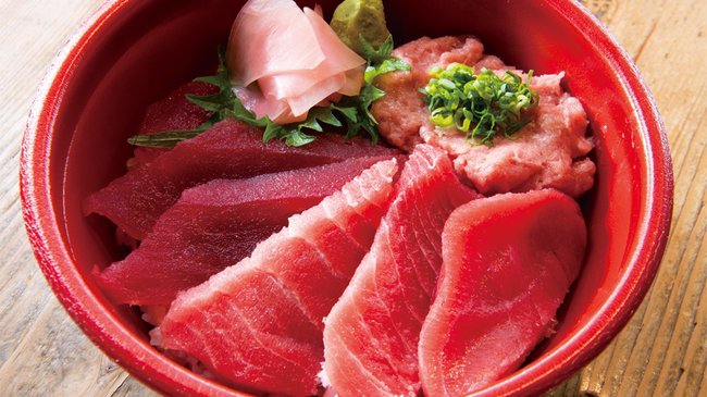 【テイクアウトのみ】最高級めばちまぐろの3種丼