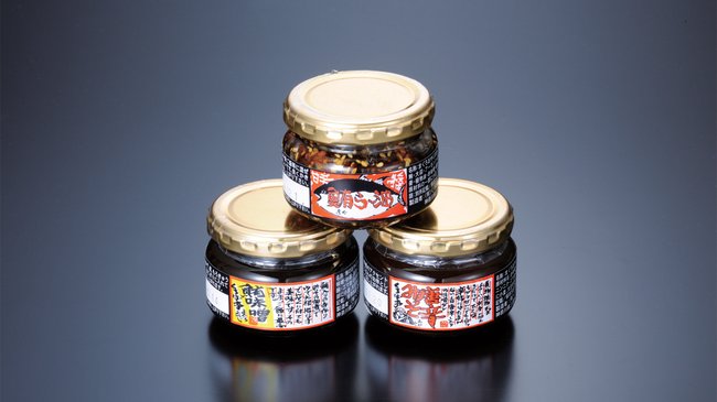 鮪らー油、鮪味噌、唐辛子味噌のいずれか1品<br> (常温持ち帰り可)