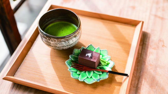 お抹茶と手作り菓子