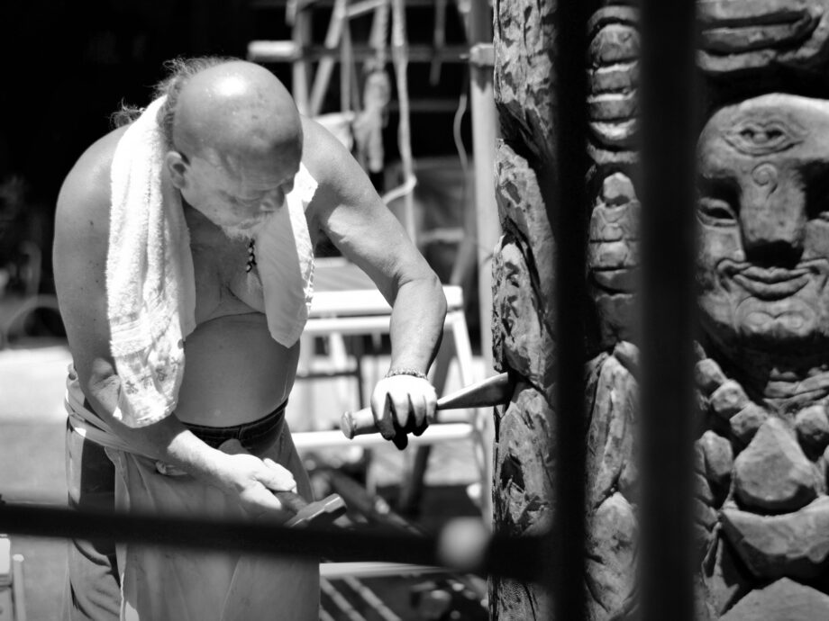 [三崎の名店「くろば亭」親方]ヤマダヨシオ展