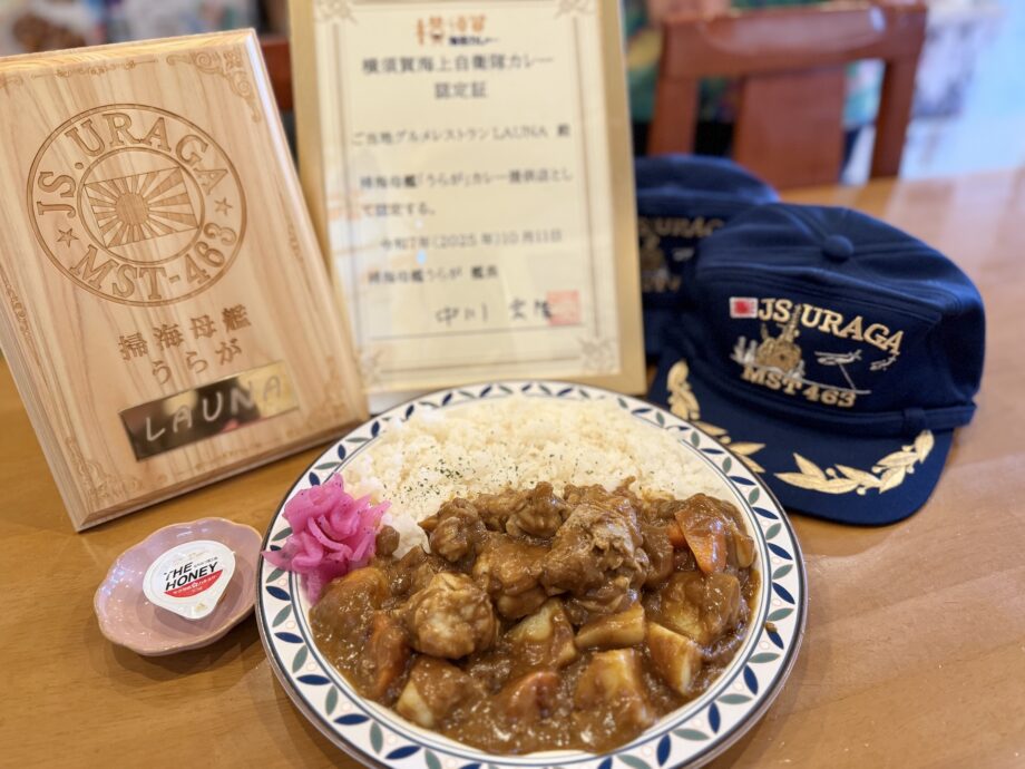 横須賀　海軍工廠　食券 横須賀】「掃海母艦うらがカレー」開発秘話と地元への熱い想い