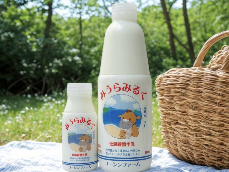 【三浦】搾りたて ゴクゴク飲める、身体が喜ぶおいしさ「みうらみるく」