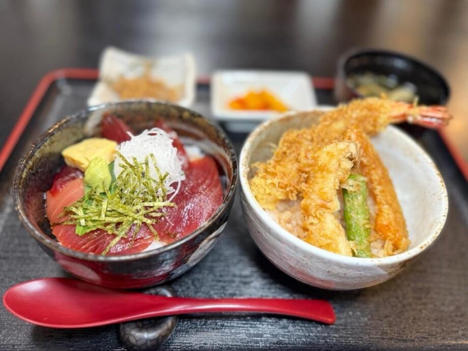 【横須賀】選べる幸せ。まぐろ&天丼を小丼で贅沢に「海鮮道楽えん」