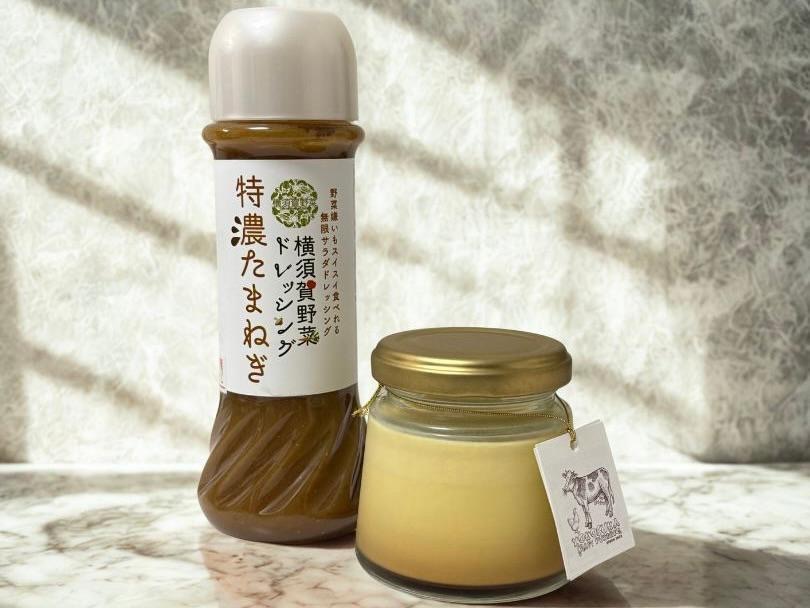 【横須賀】地元食材で作るコク旨プリンと野菜ドレッシング。「うれしたのし屋」の人気土産