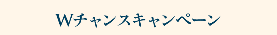 Wチャンスキャンペーン